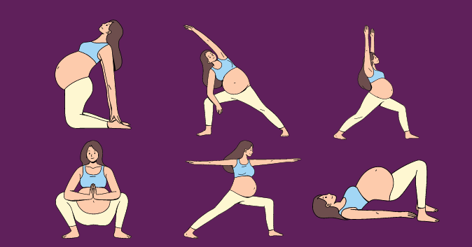 Exercises for antenatal mother