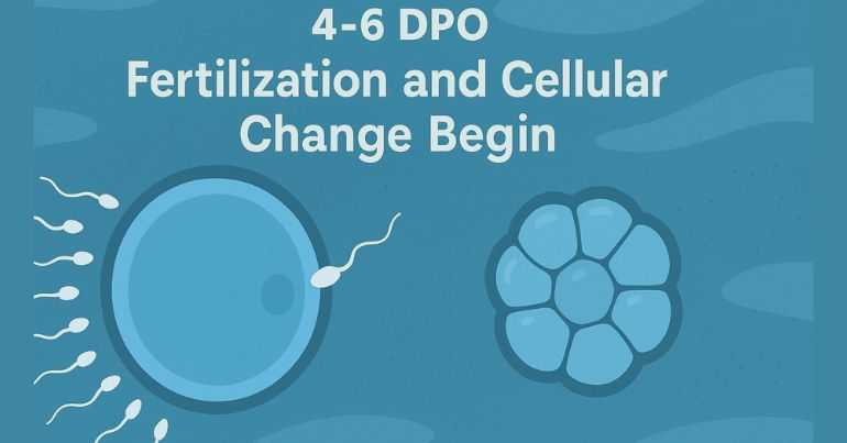 4-6 DPO: Fertilization and Cellular Change Begin