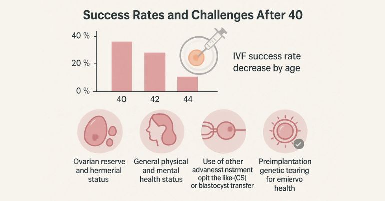 Success Rates and Challenges After 40