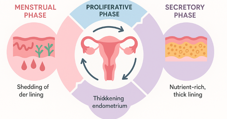 Phases of The Endometrial Cycle
