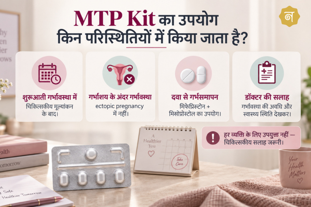 MTP Kit का उपयोग किन परिस्थितियों में किया जाता है